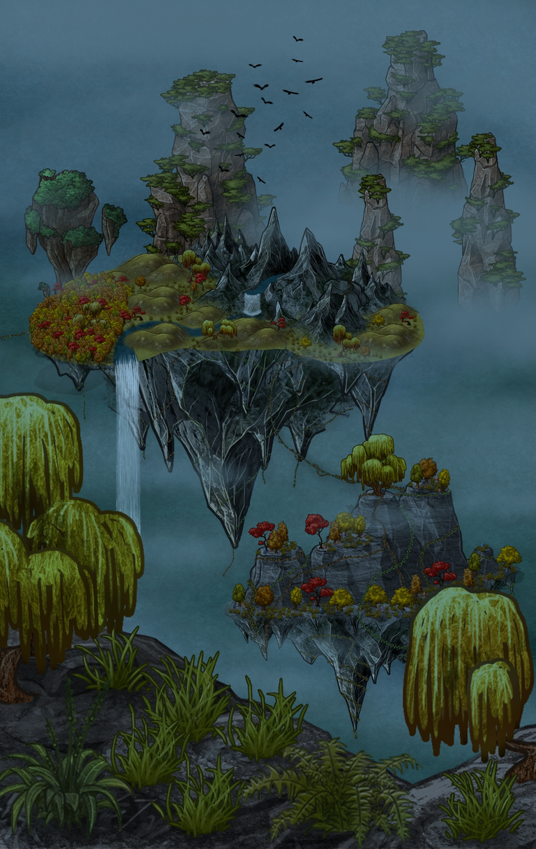Fliegende Insel